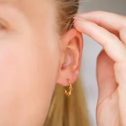 halvcreol i förgyllt silver - Lumé Etched