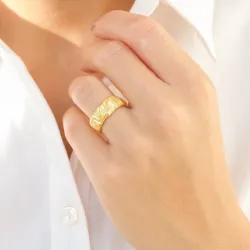 ring i förgylld mässing - Eliné
