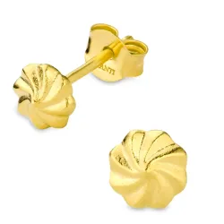 örhängen i förgylld mässing - Eliné