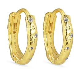 zirkon creol i förgylld mässing - Eliné