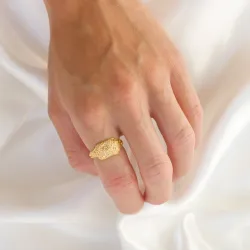 ring i förgylld mässing - Eliné