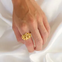 ring i förgylld mässing - Eliné