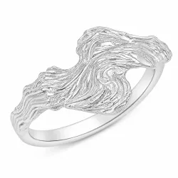 ring i försilvrad mässing - Lumé Etched