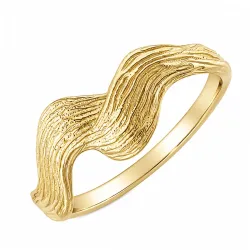 ring i förgylld mässing - Lumé Etched