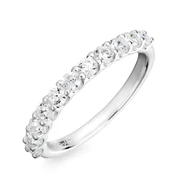 zirkon ring i silver