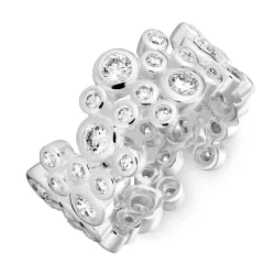 zirkon ring i silver
