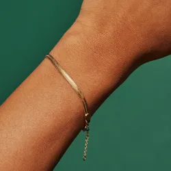 Enamel Caroline armband i förgyllt silver