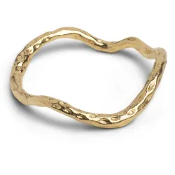 Enamel Sway Sway ring i förgyllt silver