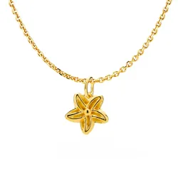 Izabel Camille Rosalina halskedja med berlocker i förgyllt silver