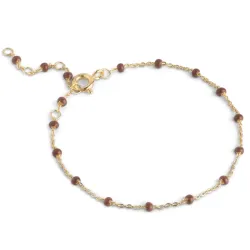 Enamel Lola Cooper armband i förgyllt silver