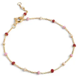 Enamel Lola Rosie armband i förgyllt silver färgat emalj