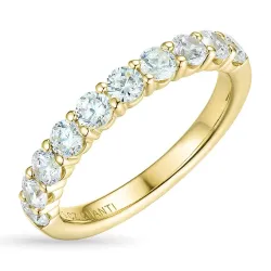 Kollektionsprov zirkon ring i 9 karat guld