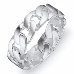 Kollektionsprov panzer ring i silver