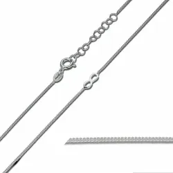 Kollektionsprov infinity halskedja med berlocker i silver