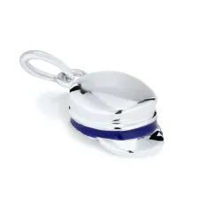Kollektionsprov studentmössa charm i silver