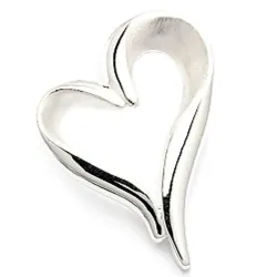 Kollektionsprov hjärta hängen i silver