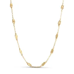 Enamel Kia halsband i förgyllt silver