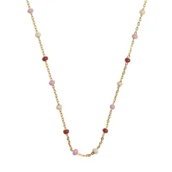 Enamel Lola Rosie halsband i förgyllt silver