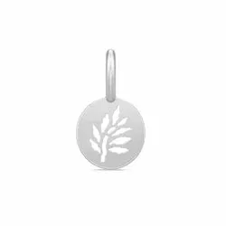 Julie Sandlau Signature hängen i satinrhodinerat sterlingsilver