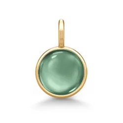 Julie Sandlau Little Prime Turmalin hängen i förgyllt silver